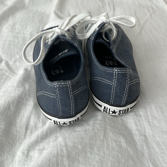 Converse All Star Dainty Low-Top Sneakers - Navy Blue, Size 8 - Picture 3 of 7